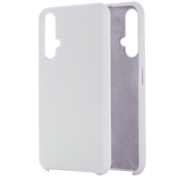 „Shell“ cieta silikona (TPU) apvalks - balts (Honor 20 / Nova 5T)