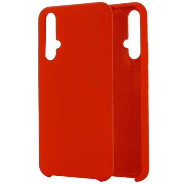 „Shell“ cieta silikona (TPU) apvalks - sarkans (Honor 20 / Nova 5T)