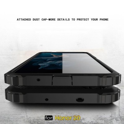 Pastiprinātas aizsardzības melns Huawei Honor 20 (Nova 5T) apvalks | Vacins.lv