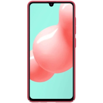 Samsung Galaxy A41 „Nillkin“ Frosted Shield raudonas plastikinis dėklas, nugarėlė | Priedai.lt