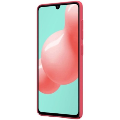 Samsung Galaxy A41 „Nillkin“ Frosted Shield raudonas plastikinis dėklas, nugarėlė | Priedai.lt