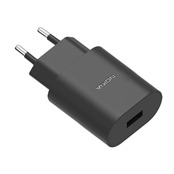 „Nokia“ Quick Charge tīkla lādētājs - melns (18W, 3A)