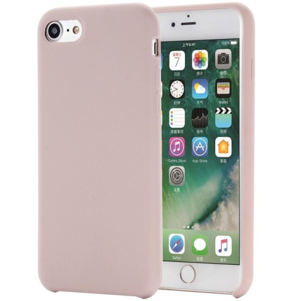 „Shell“ kieto silikono (TPU) dėklas - rožinis (iPhone 7 / 8 / SE 2020 / SE 2022)