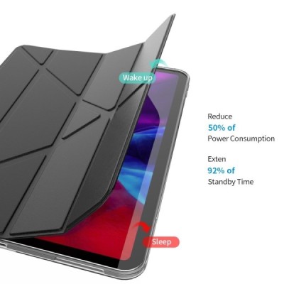 Klasisks atverams maciņš - melns (iPad Air 13 (2026-2024) / Pro 12.9 (2022-2020))