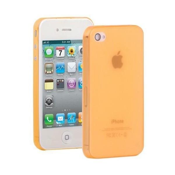 Ploniausias pasaulyje dėklas - oranžinis (iPhone 4 / 4S)