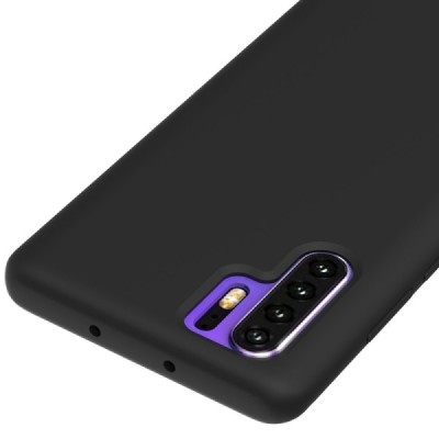 Huawei P30 Pro Shell cieta silikona (TPU) melns apvalks | vacins.lv