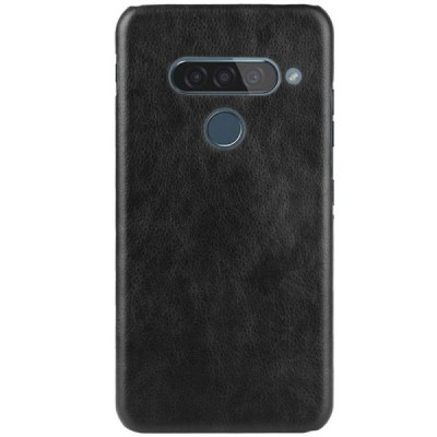 Soft Slim LG G8s Thinq melns ādas apvalks / Vacins.lv