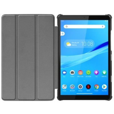 Lenovo Tab M8 8" atverčiamas auksinis odinis dėklas - knygutė | Priedai.lt