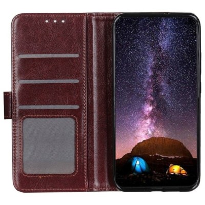 LG K40S (LM-X430) atvēramais ādas bordo maciņš, grāmata (maks) | Vacins.lv