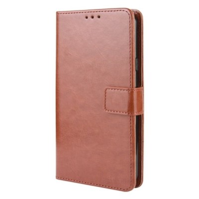 LG K40S (LM-X430) atvēramais ādas brūns maciņš, grāmata (maks) | Vacins.lv