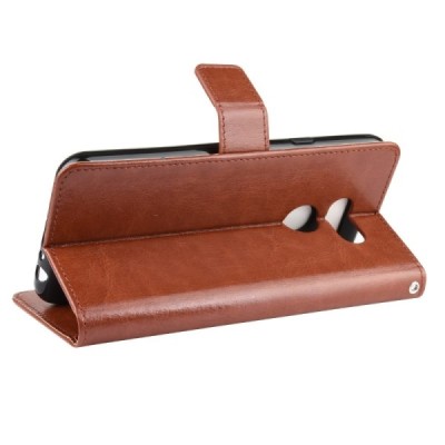 LG K40S (LM-X430) atvēramais ādas brūns maciņš, grāmata (maks) | Vacins.lv