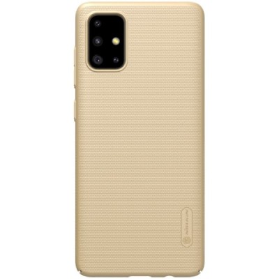 Samsung Galaxy A71 (A715) Nillkin Frosted Shield auksinis plastikinis dėklas, nugarėlė | Priedai.lt