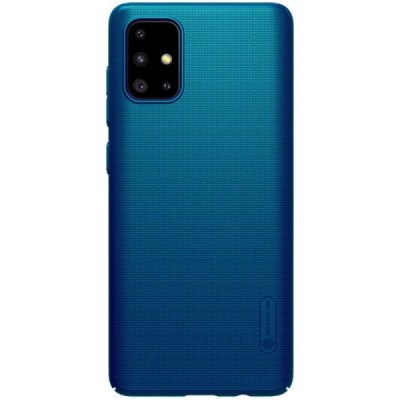 Samsung Galaxy A71 (A715) Nillkin Frosted Shield mėlynas plastikinis dėklas, nugarėlė | Priedai.lt