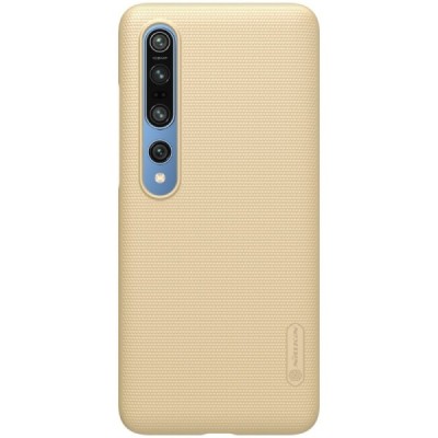Xiaomi Mi 10 (Mi 10 Pro) Nillkin Frosted Shield zelta plastmasas apvalks | vacins.lv