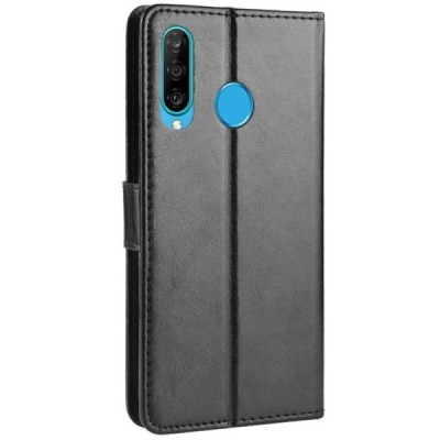 Huawei Honor 20 Lite atvēramais ādas melns maciņš, grāmata (maks) | Vacins.lv