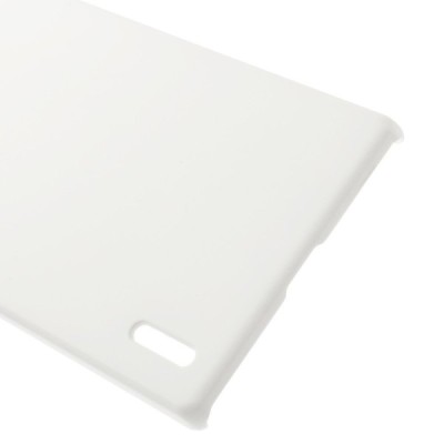 Huawei Ascend P7 plastikinis baltas dėklas (nugarėlė) / Priedai.lt