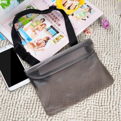 Ūdensizturīgs dzidrs pelēks maciņš XXXL | Vacins.lv