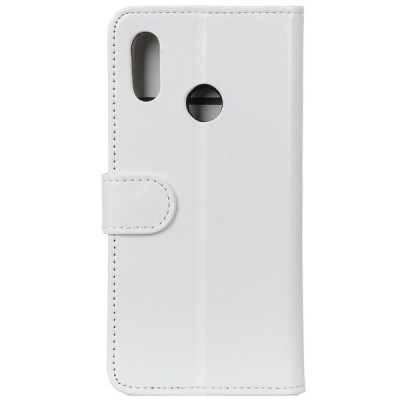 Samsung Galaxy A51 (A515F) atvēramais ādas balts maciņš (maks) / Vacins.lv