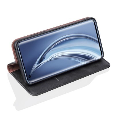 Xiaomi Mi 10 (10 Pro) Deluxe ādas atvēramais melns maciņš (maks) | Vacins.lv