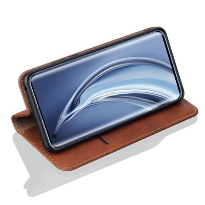 Xiaomi Mi 10 (10 Pro) Deluxe ādas atvēramais brūns maciņš (maks) | Vacins.lv