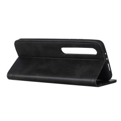 Xiaomi Mi 10 (10 Pro) „Split“ sērijas melns atvērams maciņš, maks | Vacins.lv