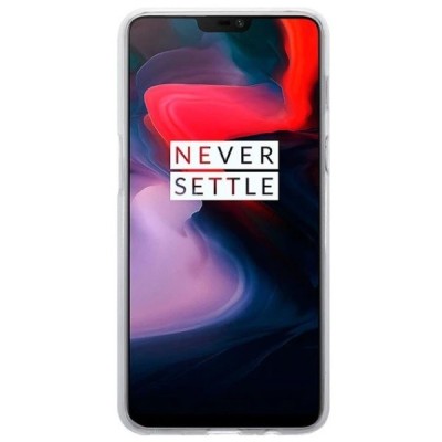 OnePlus 6 kieto silikono TPU skaidrus dėklas - nugarėlė / Priedai.lt