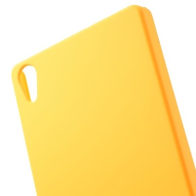 Huawei Ascend P7 plastikinis geltonas dėklas (nugarėlė) / Priedai.lt