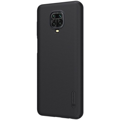 Xiaomi Redmi Note 9 Pro "Nillkin" Frosted Shield melns vāciņš, apvalks | Vacins.lv