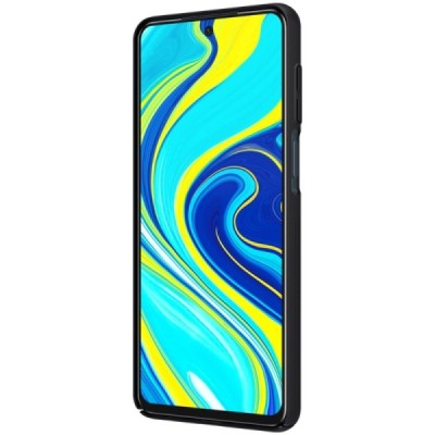 Xiaomi Redmi Note 9 Pro "Nillkin" Frosted Shield melns vāciņš, apvalks | Vacins.lv