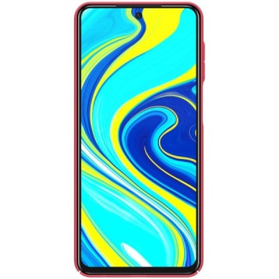 Xiaomi Redmi Note 9 Pro „Nillkin“ Frosted Shield raudonas plastikinis dėklas, nugarėlė | Priedai.lt