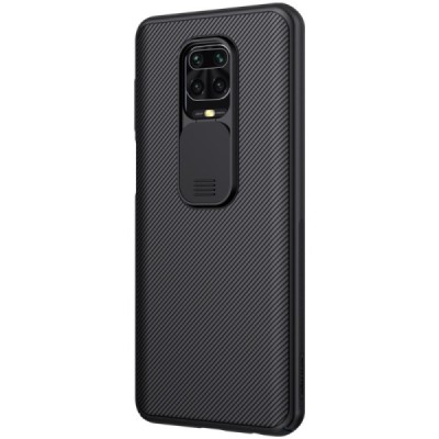 Xiaomi Redmi Note 9 Pro Nillkin CamShield juodas dėklas, nugarėlė su kameros apsauga | Priedai.lt