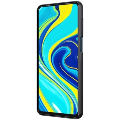 Xiaomi Redmi Note 9 Pro Nillkin CamShield juodas dėklas, nugarėlė su kameros apsauga | Priedai.lt