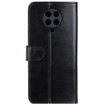 Xiaomi Poco F2 Pro atverčiamas juodas odinis dėklas, knygutė - piniginė | Priedai.lt