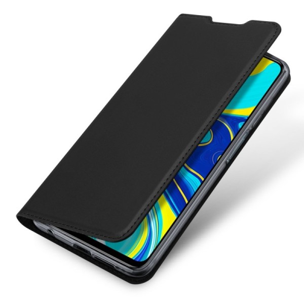 „Dux Ducis“ Skin atvērams maciņš - melns (Redmi Note 9 Pro)