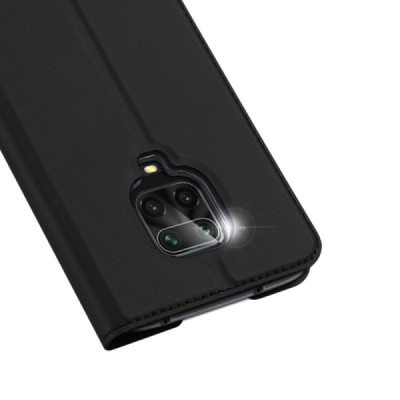 Xiaomi Redmi Note 9 Pro „Dux Ducis“ Skin sērijas melns atvērams maciņš, maks | Vacins.lv