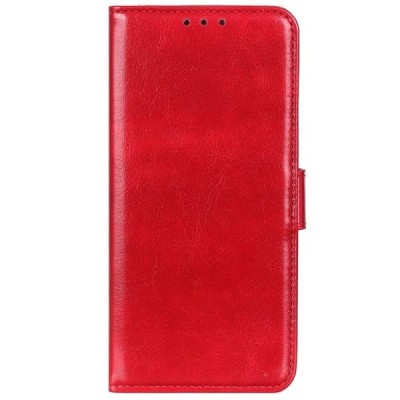 Huawei P40 Lite atvēramais ādas sarkans maciņš, grāmata (maks) | Vacins.lv