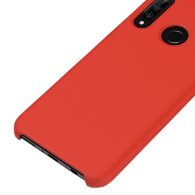 Huawei P30 Lite Shell cieta silikona (TPU) sarkans apvalks | vacins.lv
