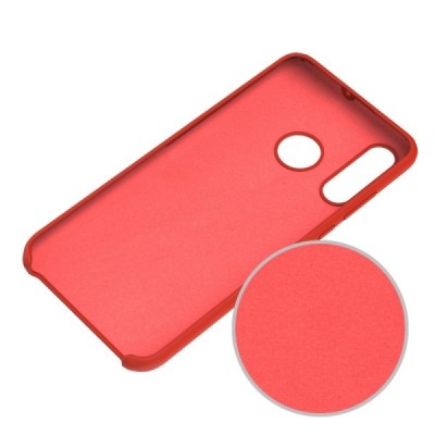 Huawei P30 Lite Shell cieta silikona (TPU) sarkans apvalks | vacins.lv
