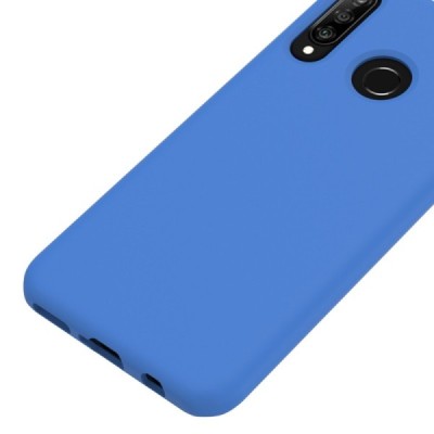 Huawei P30 Lite Shell cieta silikona (TPU) zils apvalks | vacins.lv