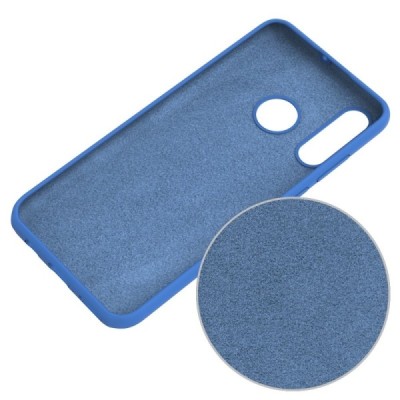 Huawei P30 Lite Shell cieta silikona (TPU) zils apvalks | vacins.lv