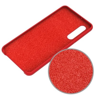 Huawei P30 Shell kieto silikono TPU raudonas das dėklas - nugarėlė | Priedai.lt