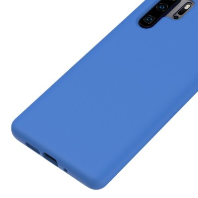 Huawei P30 Pro Shell cieta silikona (TPU) zils apvalks | vacins.lv