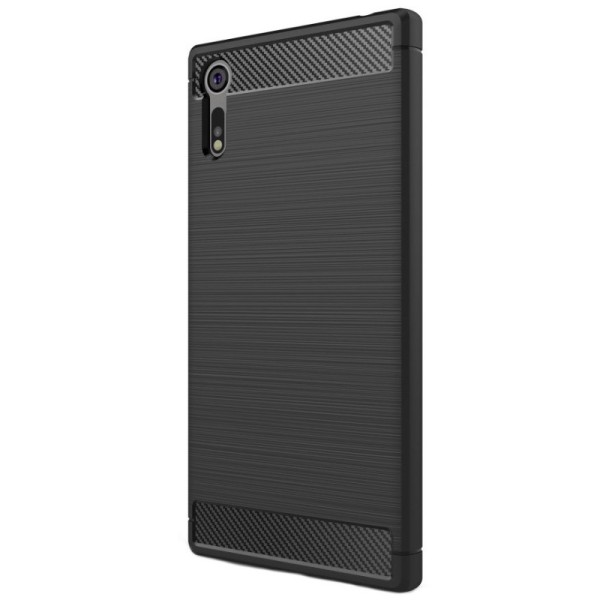 „Carbon“ cieta silikona (TPU) vāciņš - melns (Xperia XZ / XZs)