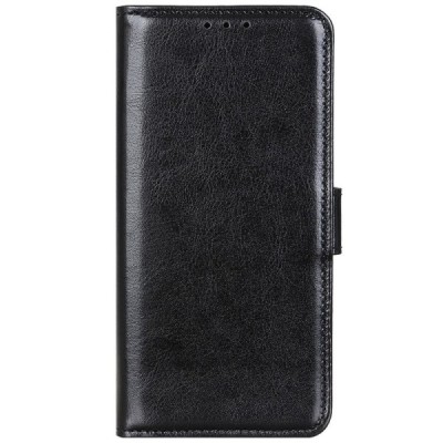 Samsung Galaxy A21s (A217) atvēramais ādas melns maciņš (maks) | Vacins.lv