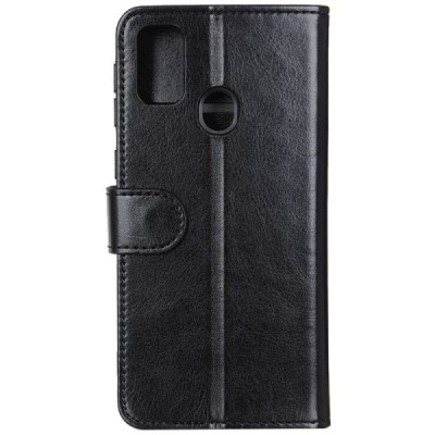 Samsung Galaxy A21s (A217) atvēramais ādas melns maciņš (maks) | Vacins.lv