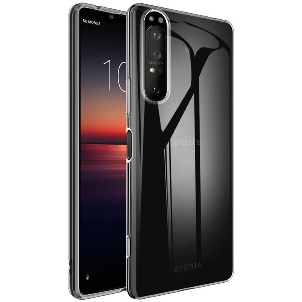 Cieta silikona (TPU) apvalks - dzidrs (Xperia 1 II)