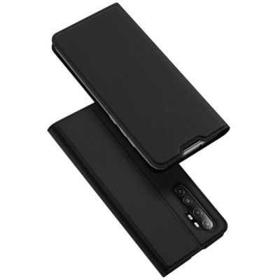 Xiaomi Mi Note 10 Lite „Dux Ducis“ Skin sērijas melns atvērams maciņš, maks | Vacins.lv