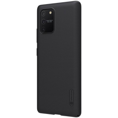 Samsung Galaxy S10 Lite (G970) Nillkin Frosted Shield melns plastmasas apvalks | vacins.lv