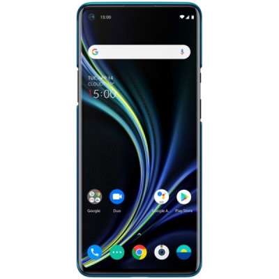 Nillkin Frosted Shield OnePlus 8 Pro zils plastmasas futrālis | Vacins.lv