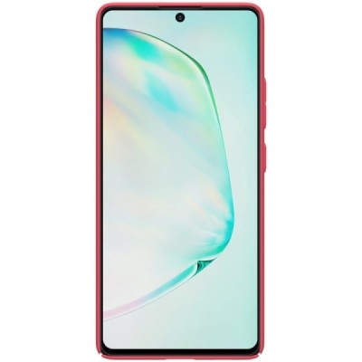Samsung Galaxy S10 Lite (G970) Nillkin Frosted Shield raudonas plastikinis dėklas | Priedai.lt